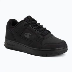 Buty Champion RD18 WTR Low Cut. Czarne buty treningowe Champion, bez wzorów, z gumy, bez zapięcia. Za 299.99 zł.