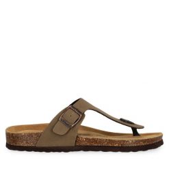 Japonki CRUZ. Brązowe japonki CRUZ, bez wzorów. Za 119.99 zł.