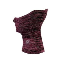 Komin do biegania unisex Buff® Dryflx+ Neckwarmer Fuchsia z odblaskami. Różowe szaliki i kominy Buff, bez wzorów, sportowe. W wyprzedaży za 85.46 zł.