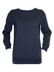 Magic Bodyfashion Bluza w kolorze granatowym rozmiar: L. Niebieskie bluzy MAGIC Bodyfashion, l, bez wzorów, bez ramiączek, bez kaptura. Za 137.74 zł.