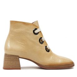 Botki Hispanitas. Białe botki Hispanitas, bez wzorów, bez obcasa, na słupku, bez zapięcia. Za 539.99 zł.