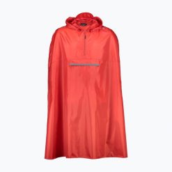 Peleryna przeciwdeszczowa CMP. Czerwone kurtki przeciwdeszczowe CMP, xs, bez wzorów, bez kaptura. Za 139.99 zł.