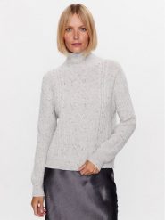 Max Mara Leisure Golf Favore 23336614 Szary Regular Fit. Szare swetry Max Mara Leisure, m, bez wzorów, z syntetyku, bez ramiączek. Za 1,169.00 zł.