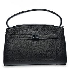 Czarny Kuferek Big Star Elegancka Torebka Damska. Czarne torebki klasyczne BIG STAR, bez wzorów, z materiału, eleganckie, bez dodatków. Za 161.99 zł.