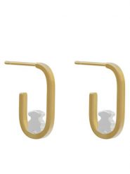 TOUS Kolczyki Camille 1004559200 Złoty. Żółte kolczyki tous, metalowe. Za 579.99 zł.