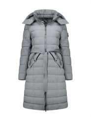 Canadian Peak Płaszcz zimowy "Cabimeak" w kolorze szarym rozmiar: XL. Szare płaszcze Canadian Peak, na zimę, xl, bez wzorów, z puchu, bez kaptura. Za 396.88 zł.