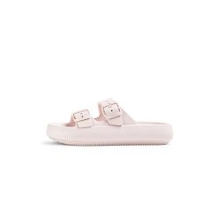 Sandały damskie Fila Tireno. Szare sandały Fila, bez wzorów, z materiału, eleganckie, bez obcasa, na szpilce, bez zapięcia. Za 159.50 zł.