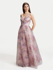 Hey Kyla Sukienka wieczorowa 5AG045HK Różowy Slim Fit. Czerwone sukienki Hey Kyla, bez wzorów, z syntetyku, wizytowe, bez kołnierzyka, bez ramiączek. Za 459.99 zł.