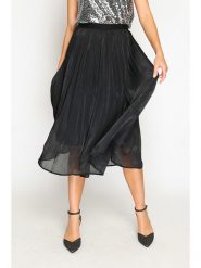 ASSUILI Spódnica w kolorze czarnym rozmiar: 40. Czarne spódnice Assuili, bez wzorów, klasyczne, midi. Za 126.75 zł.