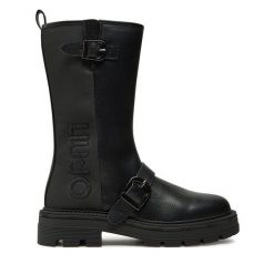 Botki Liu Jo. Czarne botki Liu Jo, bez wzorów, bez obcasa, na płaskiej podeszwie, bez zapięcia. Za 649.99 zł.