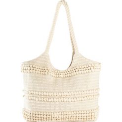 Torba shopper materiałowa. Brązowe shopper bag bonprix, bez wzorów, z materiału, bez dodatków. Za 132.99 zł.