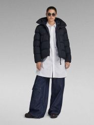 G-Star Kurtka pikowana w kolorze granatowym rozmiar: L. Czarne kurtki G-Star, l, bez wzorów, z materiału, retro, bez kaptura. Za 453.95 zł.