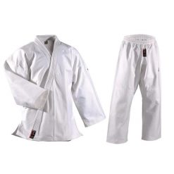 Kimono jiu-jitsu Danrho Shogun Plus. Białe kombinezony DANRHO, m, bez wzorów, z bawełny, militarne, bez kołnierzyka, bez ramiączek. Za 342.50 zł.