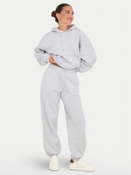 ONLY Spodnie dresowe Best 15357504 Szary Wide Leg. Szare spodnie sportowe ONLY, bez wzorów, z dresówki. Za 109.99 zł.