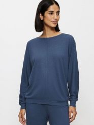 Triumph Bluza w kolorze granatowym rozmiar: 42. Niebieskie bluzy Triumph, bez wzorów, bez kaptura. Za 74.99 zł.
