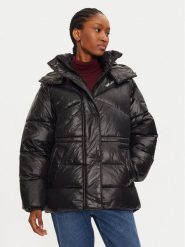 KARL LAGERFELD Kurtka puchowa 246W1510 Czarny Regular Fit. Czarne kurtki KARL LAGERFELD, xl, bez wzorów, z puchu, bez kaptura. Za 1,199.00 zł.