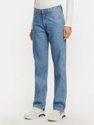 Wrangler Jeansy Sunset 112356412 Niebieski Straight Fit. Niebieskie jeansy Wrangler, bez wzorów, z jeansu. Za 269.99 zł.