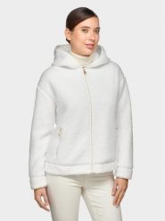 Kurtka GEOX W4675E Biały. Białe kurtki Geox, l, bez wzorów, z tkaniny, bez kaptura. Za 274.99 zł.