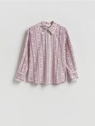 Koszula z koronką - wielobarwny. Koszule Reserved, l, bez wzorów, z bawełny, bez kołnierzyka, bez ramiączek. Za 159.99 zł.