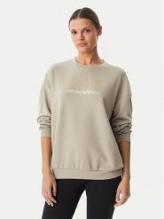 EA7 Emporio Armani Bluza 7W001488 AF24375 U6225 Beżowy Regular Fit. Brązowe bluzy EA7 Emporio Armani, l, bez wzorów, z syntetyku, bez ramiączek, bez kaptura. Za 629.99 zł.