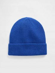 CZAPKA ZIMOWA GAP BEANIE UNISEX CIEPŁA 842499-01. Niebieskie czapki zimowe GAP, bez wzorów, eleganckie. Za 89.00 zł.