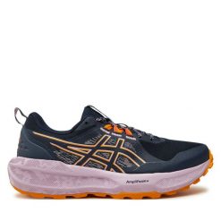 Buty do biegania Asics. Niebieskie buty do biegania ASICS, bez wzorów, bez zapięcia, do biegania. Za 449.99 zł.