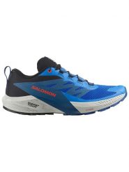 SALOMON Buty turystyczne "Sense Ride 5" w kolorze niebieskim rozmiar: 48. Niebieskie buty treningowe Salomon, bez wzorów, bez zapięcia. Za 383.93 zł.