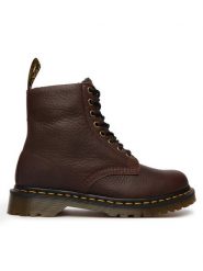 Dr. Martens Trapery 1460 Fleece Lined Grizzly DM31873201 Brązowy. Brązowe traperki Dr Martens, bez wzorów, ze skóry, bez obcasa, bez zapięcia. Za 989.99 zł.