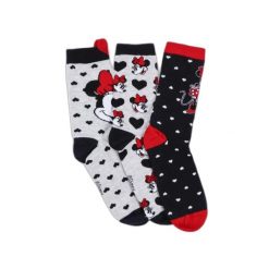 Skarpetki damskie Disney Minnie Hearts (x12). Skarpetki Disney, bez wzorów, z bawełny. Za 267.00 zł.