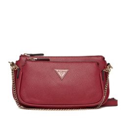 Torebka Guess. Czerwone listonoszki Guess, z aplikacjami, bez dodatków. Za 399.99 zł.
