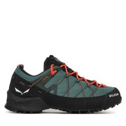 Trekkingi Salewa. Zielone buty trekkingowe Salewa, bez zapięcia. Za 819.99 zł.