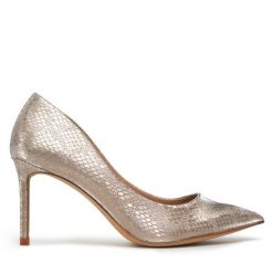 Szpilki Aldo. Czerwone szpilki Aldo, bez wzorów, bez obcasa, na szpilce, bez zapięcia. Za 322.99 zł.