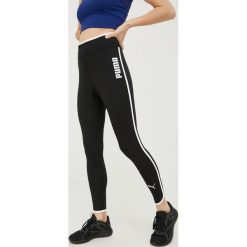 Puma legginsy treningowe Modern Sports damskie kolor czarny gładkie. Czarne legginsy Puma, bez wzorów, z materiału. Za 169.99 zł.