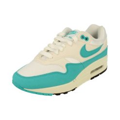 Buty do chodzenia damskie Nike Air Max 1. Białe buty do biegania Nike, bez wzorów, z materiału, bez zapięcia, do biegania, nike air max. Za 524.00 zł.