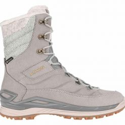 Buty trekkingowe damskie Lowa Calceta Evo Gtx. Szare buty trekkingowe Lowa, na zimę, z materiału, za kostkę, bez zapięcia. Za 843.00 zł.