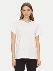 The North Face T-Shirt Zumu NF0A87DJ Biały Relaxed Fit. Białe t-shirty The North Face, m, bez wzorów, z bawełny, bez kołnierzyka, bez ramiączek. Za 99.99 zł.