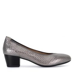 Czółenka Lasocki. Szare czółenka Lasocki, bez wzorów, bez obcasa, bez zapięcia. Za 199.99 zł.