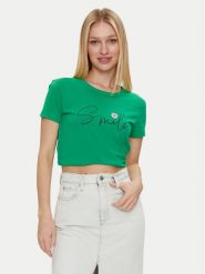JDY T-Shirt Michigan 15311702 Zielony Regular Fit. Zielone t-shirty JDY, xl, bez wzorów, z bawełny, bez kołnierzyka, bez ramiączek. Za 39.99 zł.