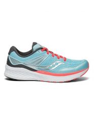 Saucony Buty "Munchen 4S" w kolorze turkusowym do biegania rozmiar: 44. Niebieskie buty do biegania Saucony, bez wzorów, bez zapięcia, do biegania. Za 135.49 zł.
