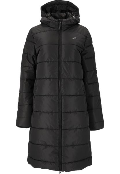 Damska długa kurtka Whistler Amaret. Czarne kurtki WHISTLER, na zimę, bez wzorów, z materiału, eleganckie, bez kaptura. Za 357.00 zł.