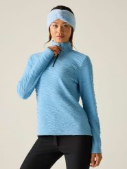 Dare 2b Sweter narciarski "Glamorize III" w kolorze błękitnym rozmiar: 32. Niebieskie swetry Dare 2b, bez wzorów, sportowe, bez ramiączek. Za 91.56 zł.