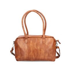 RIEKER H1640-22 brown, torebka damska. Brązowe torebki klasyczne Rieker, bez wzorów, ze skóry ekologicznej, bez dodatków. Za 249.90 zł.