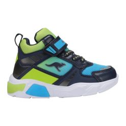 Buty juniorskie KangaROOS K-SLB Clave Mid EV. Czarne buty trekkingowe KangaROOS, bez zapięcia. Za 169.99 zł.