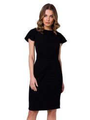 Stylove Sukienka w kolorze czarnym rozmiar: XL. Czarne sukienki Stylove, xl, bez wzorów, bez kołnierzyka, bez ramiączek, midi. Za 302.45 zł.