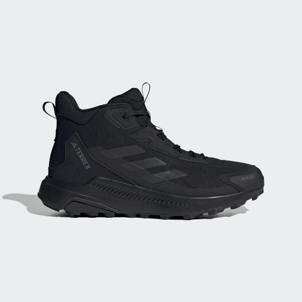 Buty Terrex Anylander Mid Rain.Rdy Hiking. Czarne buty trekkingowe adidas, z materiału, bez zapięcia. Za 439.00 zł.