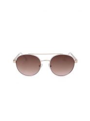 Guess Damskie okulary przeciwsłoneczne w kolorze złoto-jasnobrązowym rozmiar: 53. Brązowe okulary przeciwsłoneczne Guess, z aplikacjami, z tworzywa sztucznego, metalowe. Za 179.95 zł.