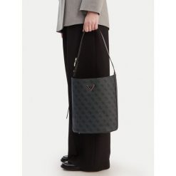 Torebka Guess. Czarne torebki klasyczne Guess, z aplikacjami, klasyczne, bez dodatków. Za 382.99 zł.
