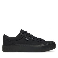 Tenisówki Juicy Couture. Czarne trampki Juicy Couture, bez wzorów, bez zapięcia. Za 179.99 zł.