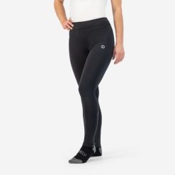 Legginsy do biegania damskie Rogelli Core ocieplane. Czarne legginsy Rogelli, bez wzorów, sportowe. Za 170.25 zł.