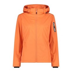 Kurtka damska turystyczna CMP 39A5016. Brązowe kurtki przejściowe sportowe CMP, l, bez wzorów, z softshellu, z kapturem, trekkingowe. Za 365.50 zł.